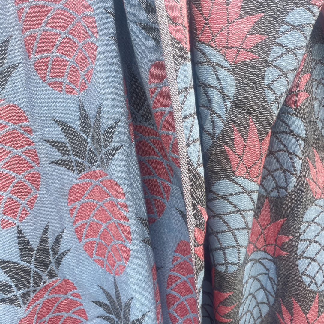 Pineapple - Blue/ Red - Palms & Pineapples