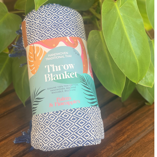 Navy - Palms & Pineapples