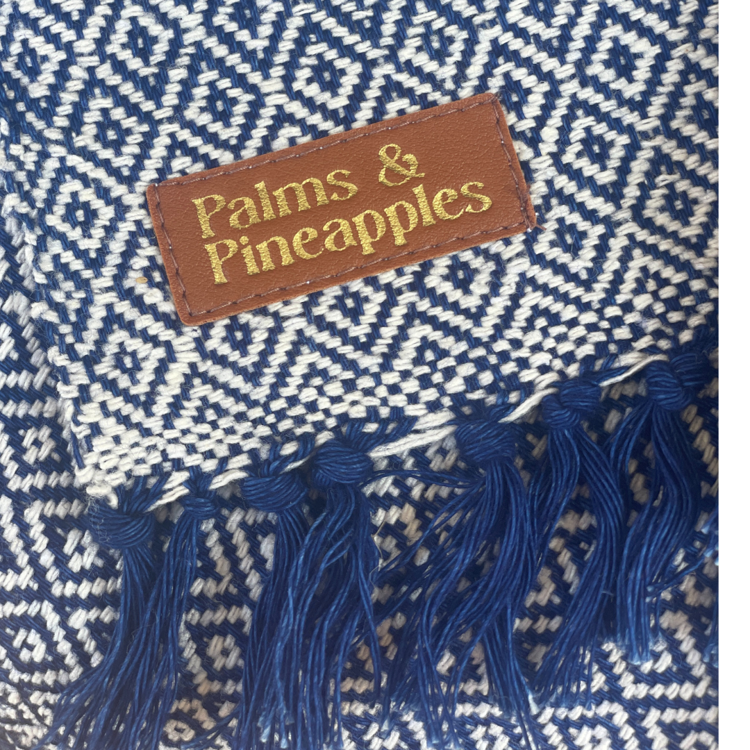 Navy - Palms & Pineapples