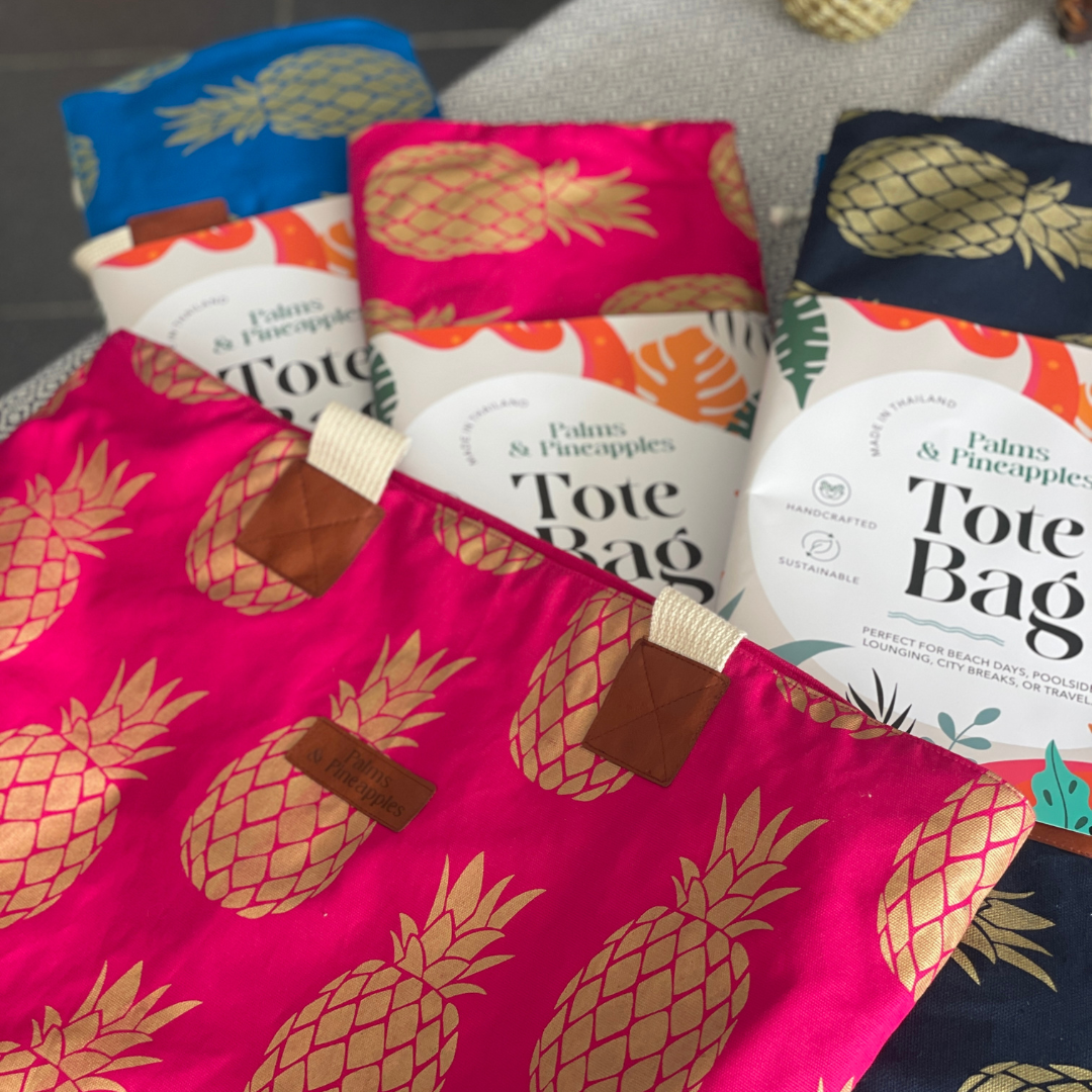 Pineapple Tote Bag - Palms & Pineapples
