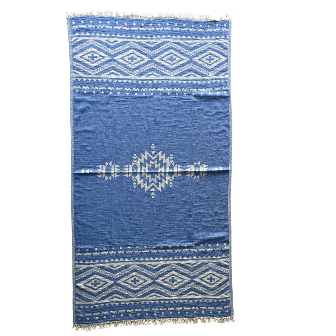 Plus - Blue - Palms & Pineapples