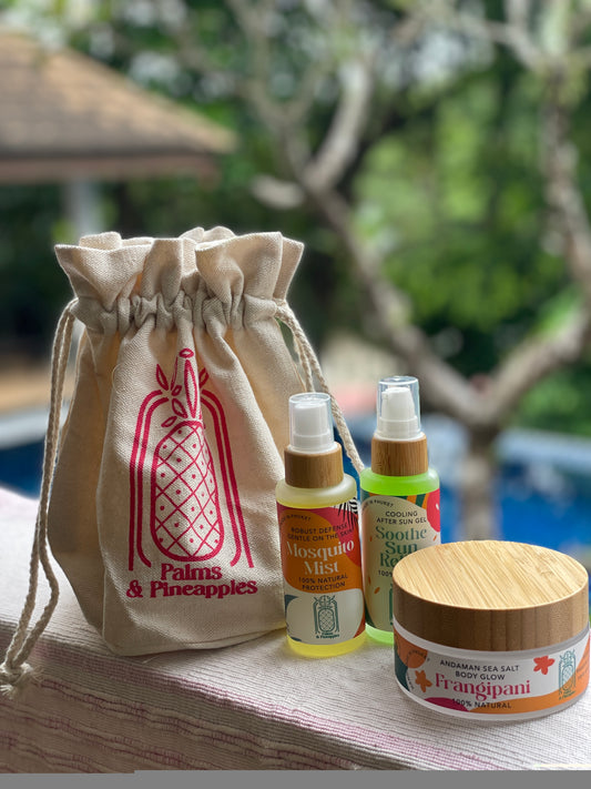 Mini Tropical Essentials Deluxe - Palms & Pineapples