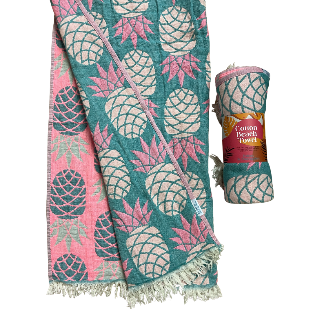 Pineapple - Turquoise/ Pink