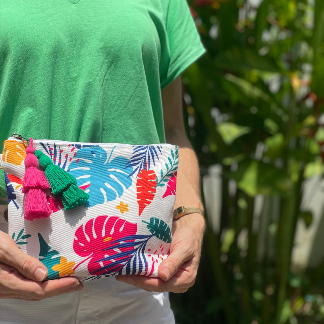 Tropical Pouch Bag