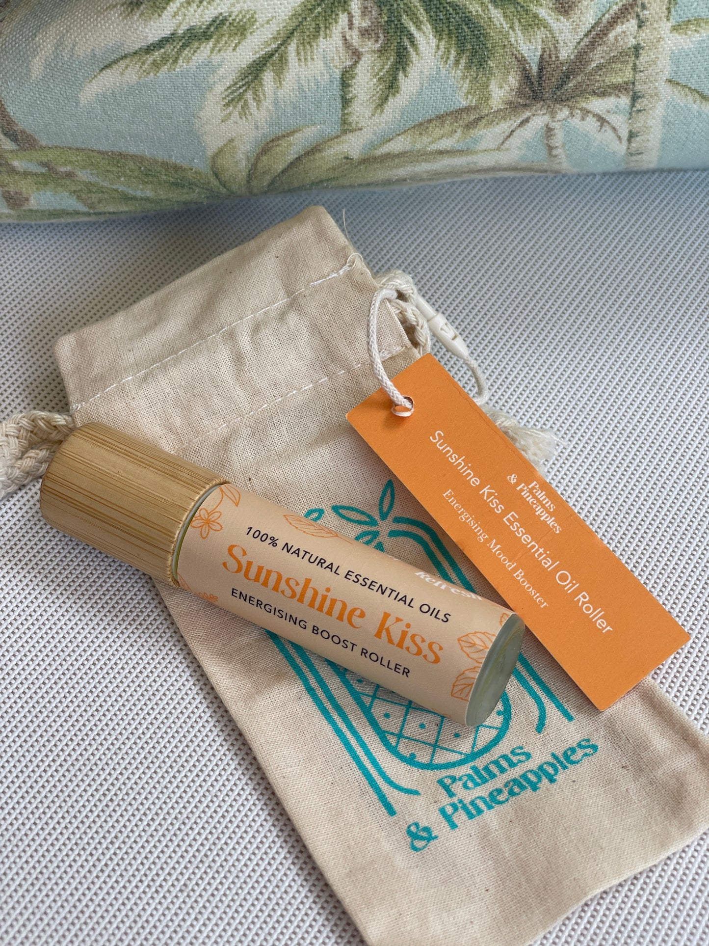 Sunshine Kisses Essential Oil Roller - Palms & Pineapples