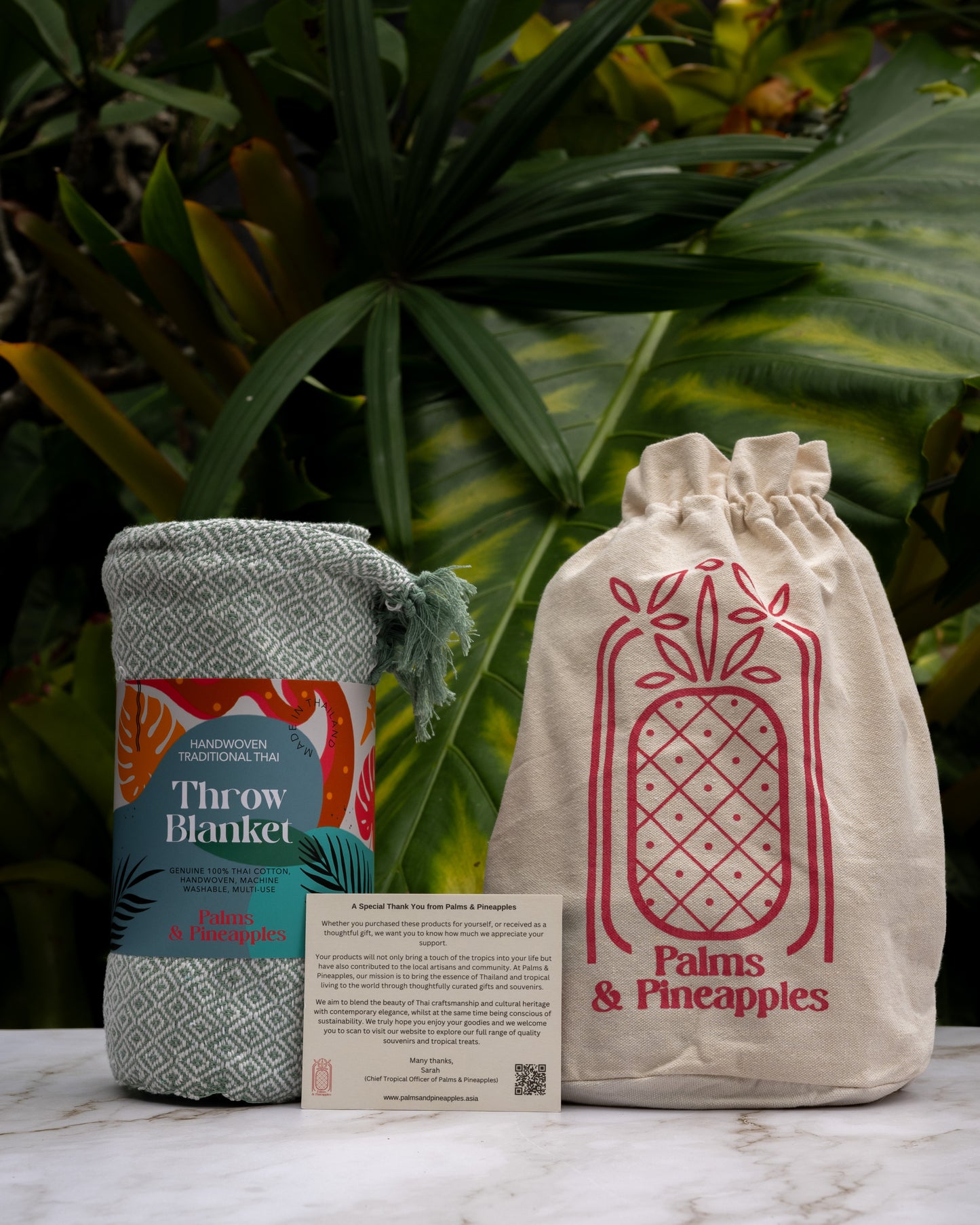 Steel Blue - Palms & Pineapples