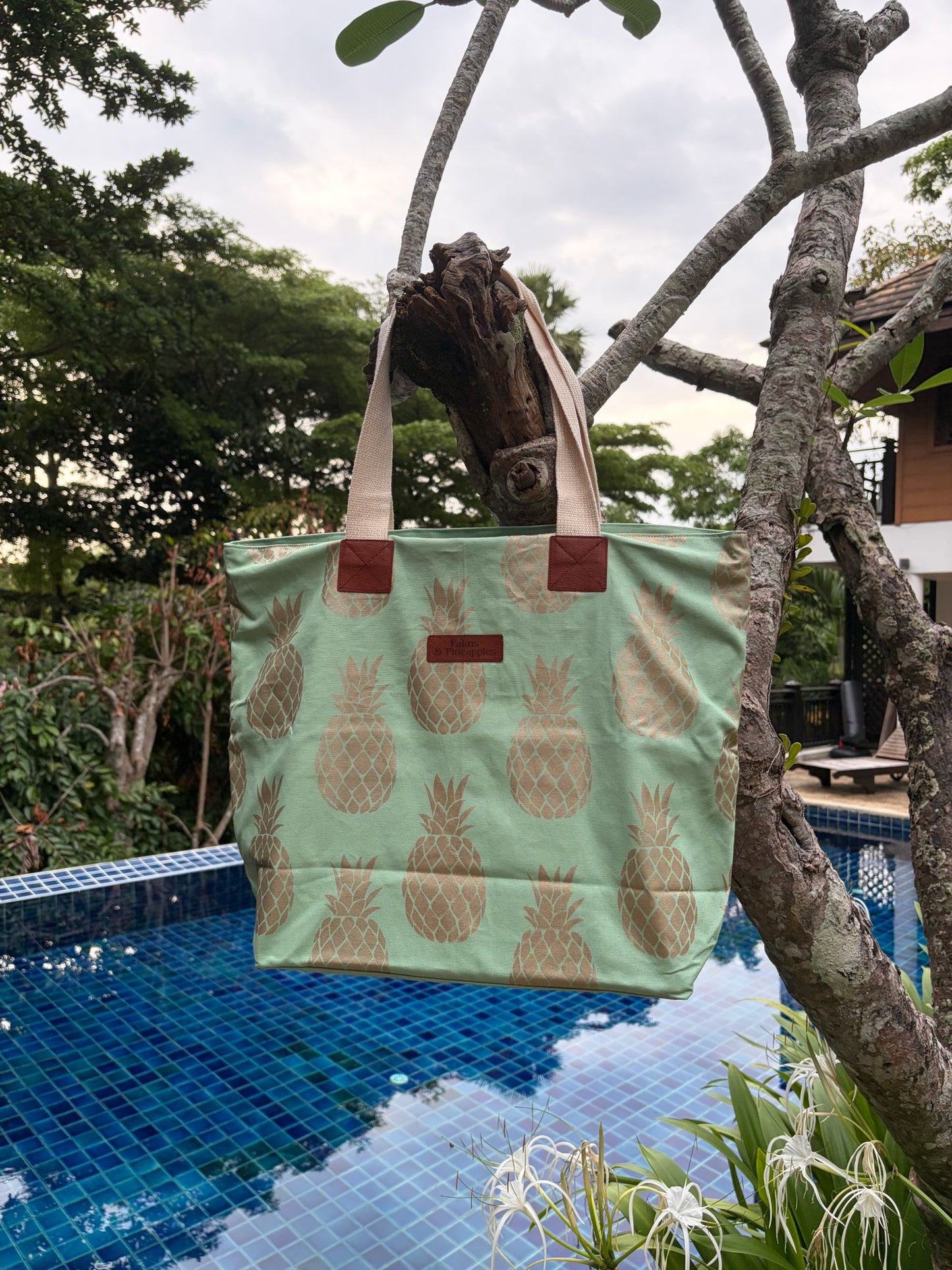 Pineapple Tote Bag - Palms & Pineapples