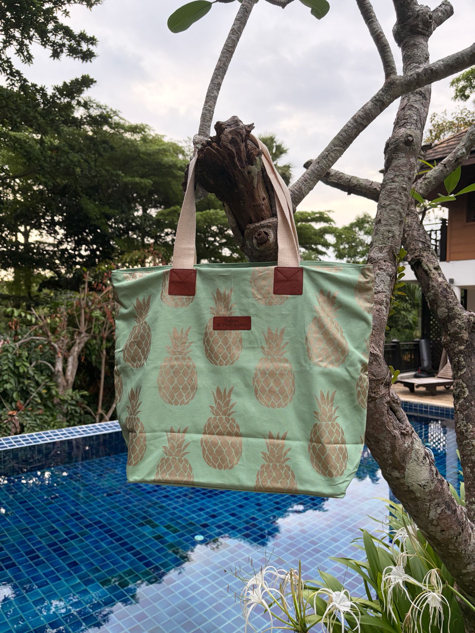 Pineapple Tote Bag - Palms & Pineapples